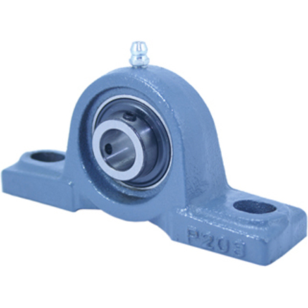 立式帶座外球面球軸承的安裝方法