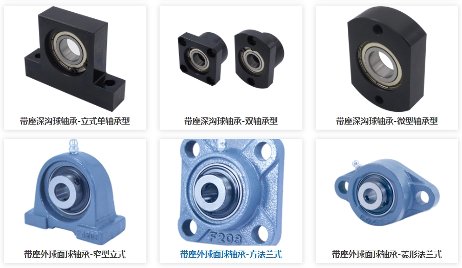 軸承座類型，軸承座安裝